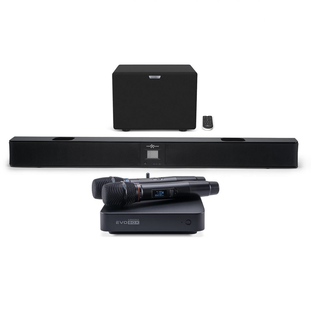 караоке-комплект EVOBOX Plus + EvoSound Bar (саундбар с караоке) в Бийске