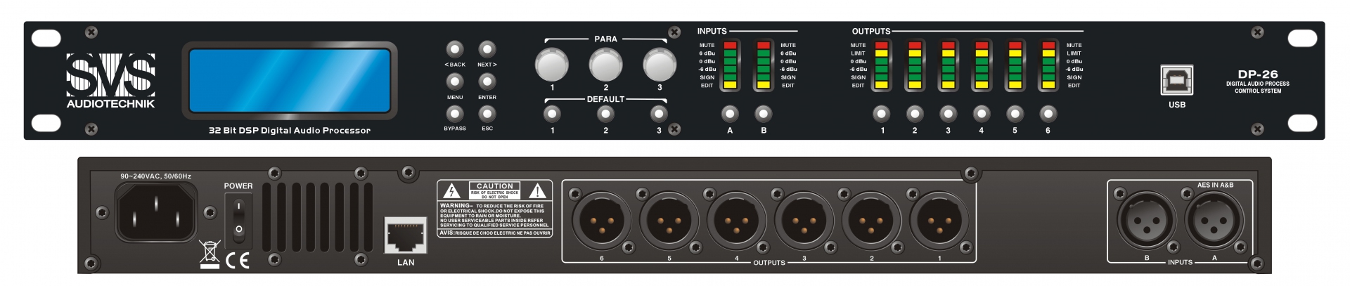 SVS Audiotechnik DP-26 Цифровой процессор: 2 входа 6 выходов в Бийске