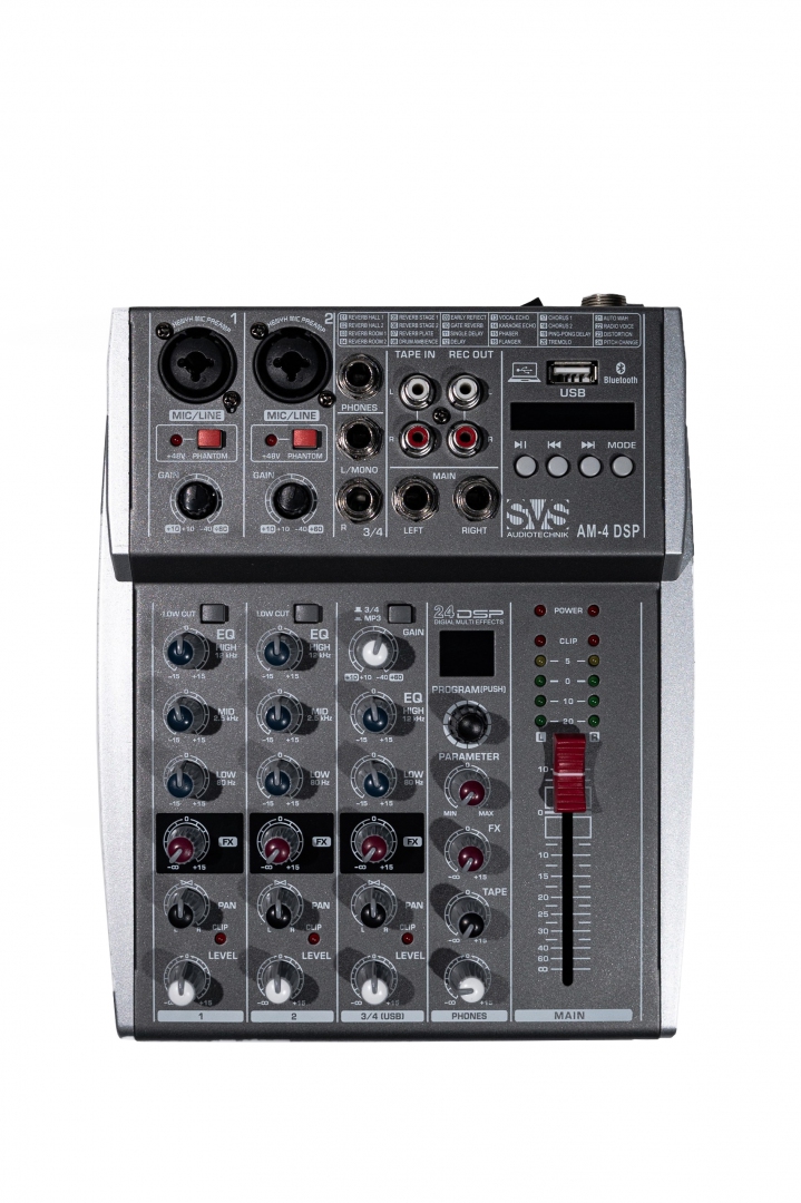 SVS Audiotechnik mixers AM-4 DSP Аналоговый микшерный пульт, 4-канала в Бийске