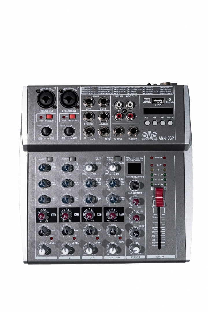 SVS Audiotechnik mixers AM-6 DSP Микшерный пульт аналоговый, 6-канальный SVS Audiotechnik mixers в Бийске